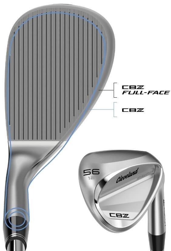 Cleveland CBZ Tour Satin Full Face Herren Wedge, Stahl