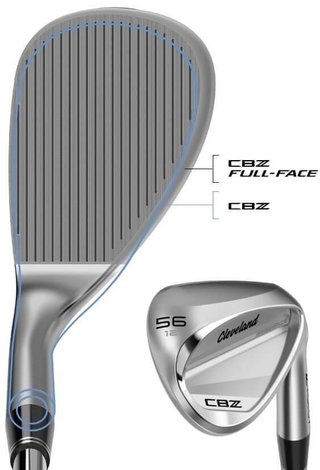 Cleveland CBZ Tour Satin Full Face Herren Wedge, Stahl