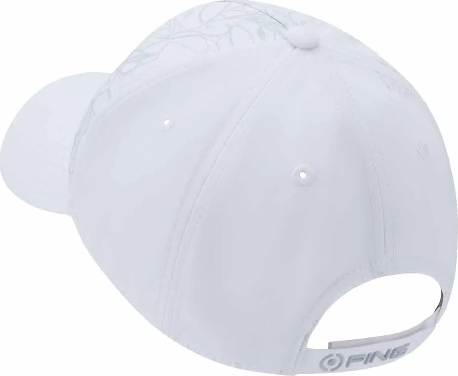 PING Nicolo Herren Cap, weiß/perlgrau