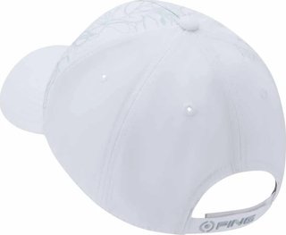 PING Nicolo Herren Cap, weiß/perlgrau