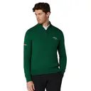 Callaway 1/4 Zip Mock Herren Pullover, deep galapagos green