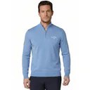 Callaway 1/4 Zip Mock Herren Pullover, vista blue