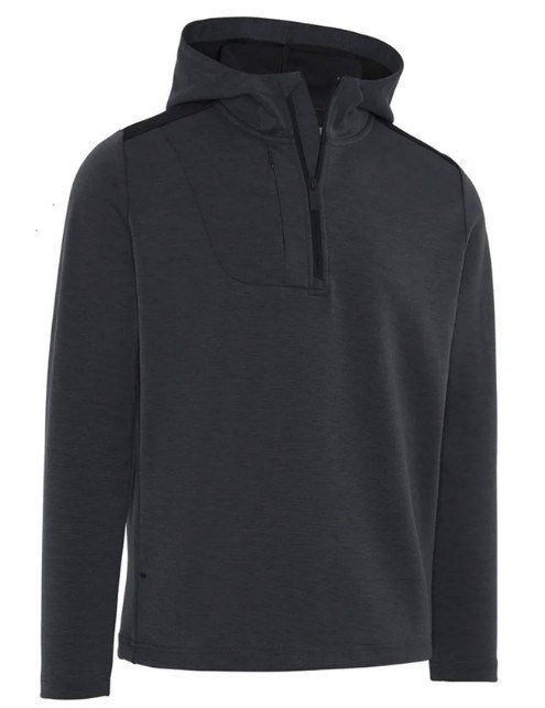 Callaway Soft Touch 1/4 Zip Premium Herren Sweatshirt, black heather