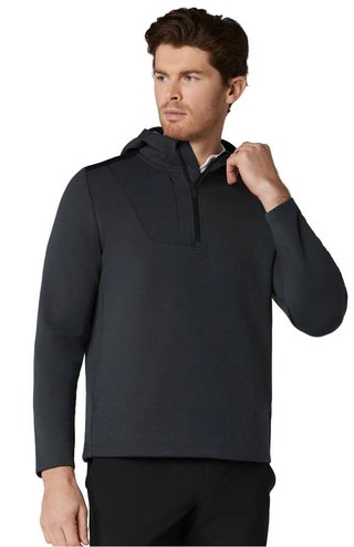 Callaway Soft Touch 1/4 Zip Premium Herren Sweatshirt, black heather