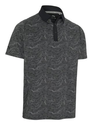 Callaway Hex Marble Herren Poloshirt, caviar