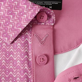 Callaway Timeless Chev Herren Poloshirt, rose bouquet