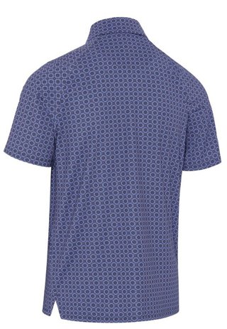 Callaway Club Print Herren Poloshirt, peacoat