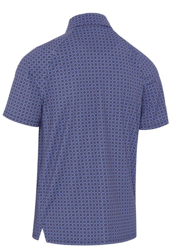 Callaway Club Print Herren Poloshirt, peacoat