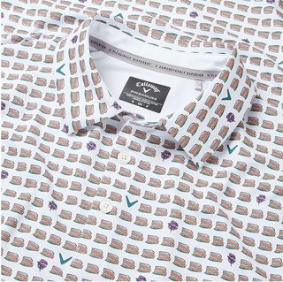 Callaway One Pimento Herren Poloshirt, weiss