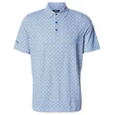 Callaway Foulard Printed Herren Poloshirt, peacoat