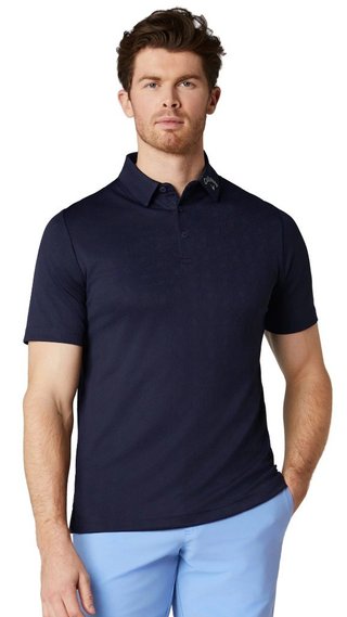 Callaway Odyssey Ventilated Jacquard Herren Poloshirt, peacoat