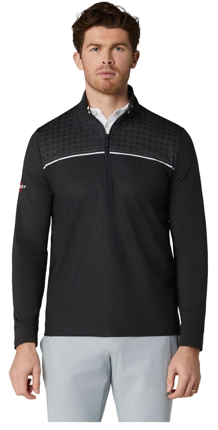 Callaway Odyssey Printed Block Herren Sweatshirt, schwarz