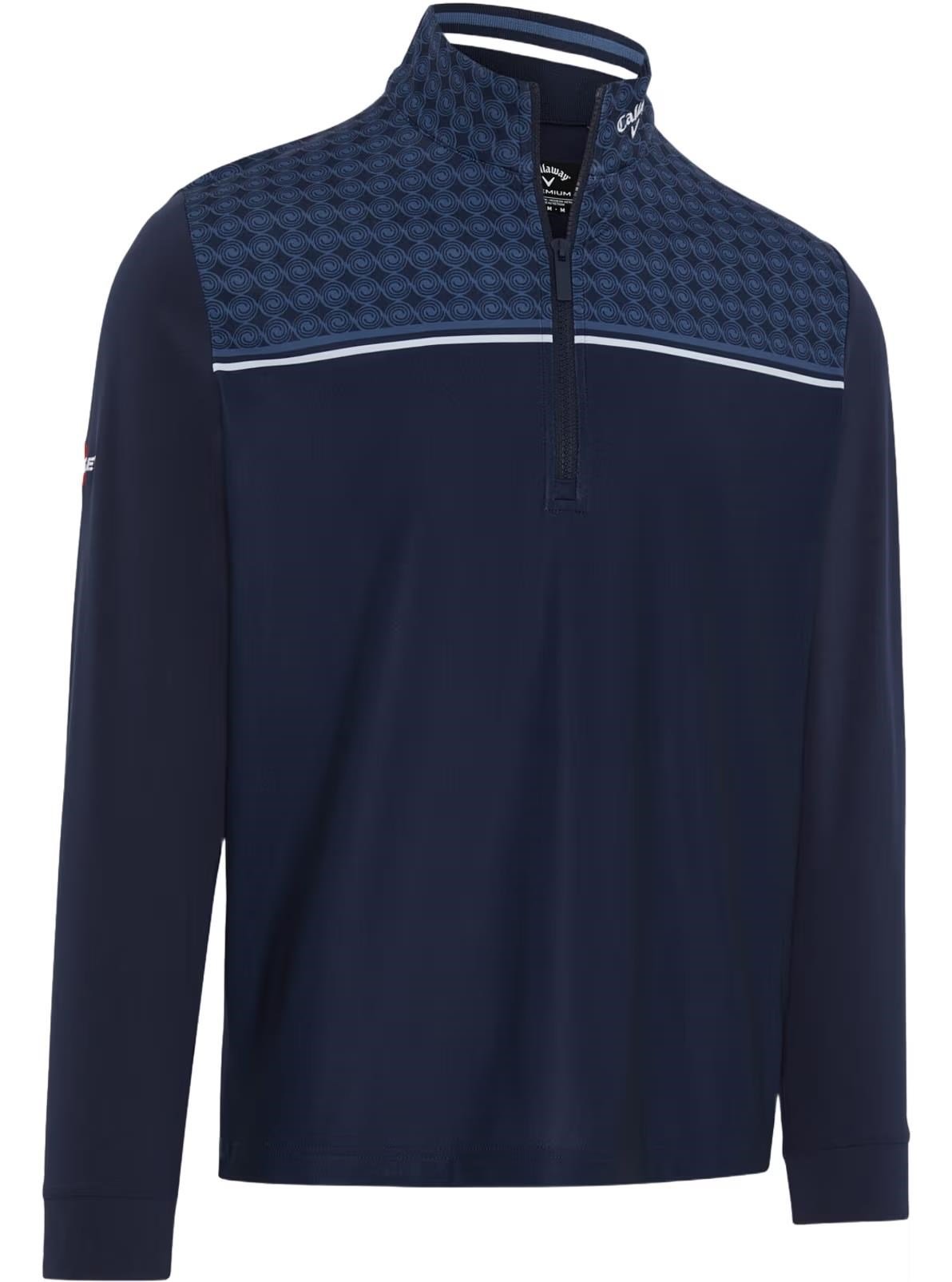 Callaway Odyssey Printed Block Herren Sweatshirt, dunkelblau