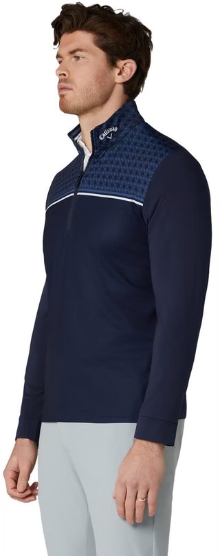 Callaway Odyssey Printed Block Herren Sweatshirt, dunkelblau