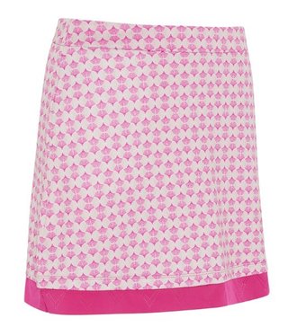 Callaway Deco Geo Printed Golfrock, fuchsia purple