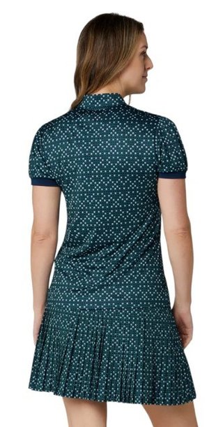 Callaway Framing Geo Print Damen Poloshirt, peacoat