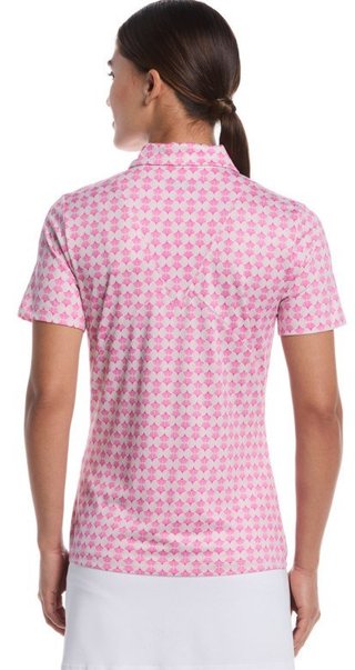 Callaway Deco Geo Print Damen Poloshirt, fuchsia purple