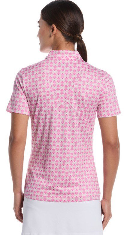 Callaway Deco Geo Print Damen Poloshirt, fuchsia purple