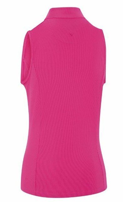 Callaway Rib Play Sleeveless Damen Poloshirt, rosa