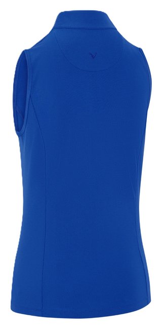 Callaway Rib Play Sleeveless Damen Poloshirt, blue tattoo