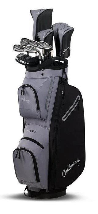 Callaway Reva 11PC Black Damen Golfset 2026, Graphitschaft, RH + Cartbag