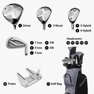 Callaway REVA 11PC Damen Golfset, +1"
