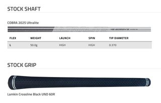 Cobra BAFFLER Black Blue Damen Hybrid
