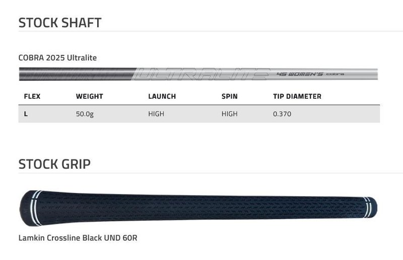 Cobra BAFFLER Black Blue Damen Hybrid
