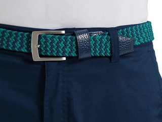 FootJoy Braided Unisex Gürtel, navy/field green