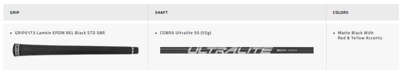Cobra BAFFLER Black Silver Herren Fairwayholz
