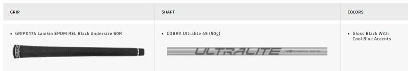 Cobra BAFFLER Black Silver Damen Fairwayholz
