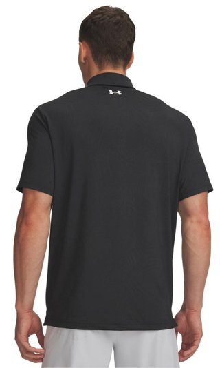 Under Armour Playoff Jacquard Herren Poloshirt, black/anthracite