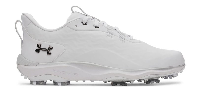 Under Armour Drive Pro Clone Herren Golfschuhe, white/metallic gunmetal