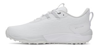 Under Armour Drive Pro Clone Spikeless Herren Golfschuhe, white/mettalic gunmetal