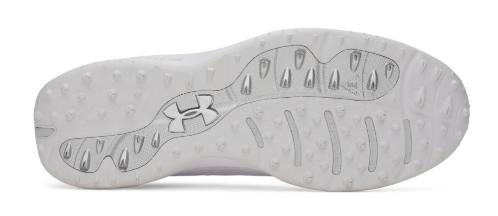 Under Armour Drive Pro Clone Spikeless Herren Golfschuhe, white/mettalic gunmetal