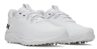 Under Armour Drive Pro Clone Spikeless Herren Golfschuhe, white/mettalic gunmetal