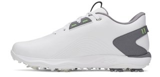 Under Armour Drive Fade 2 Herren Golfschuhe, white/titan gray/metallic silver