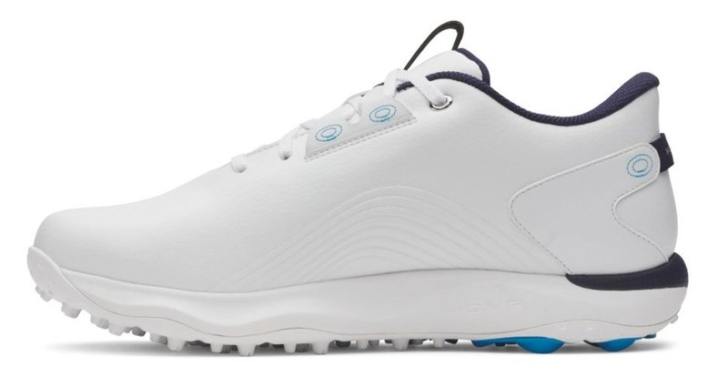 Under Armour Drive Fade 2 Spikeless Herren Golfschuhe, white/metallic silver