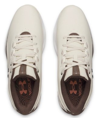 Under Armour Drive Fade 2 Spikeless Herren Golfschuhe, stone/metallic silver