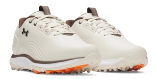 Under Armour Drive Fade 2 Spikeless Herren Golfschuhe, stone/metallic silver