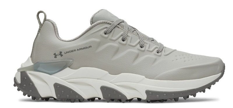 Under Armour Drive Halo Tour Spikeless Herren Golfschuhe, titanium/summit white/clay green