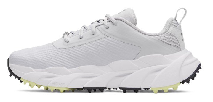 Under Armour Halo Tour Hybrid Spikeless Damen Golfschuhe, halo gray/white/metallic silver