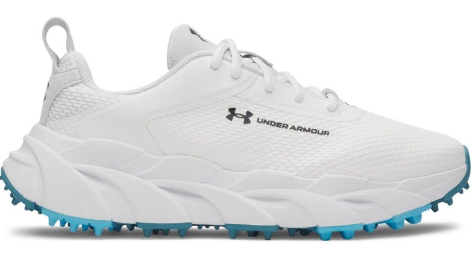 Under Armour Halo Tour Hybrid Spikeless Damen Golfschuhe, white/midnight navy