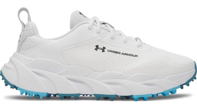 Under Armour Halo Tour Hybrid Spikeless Damen Golfschuhe, white/midnight navy