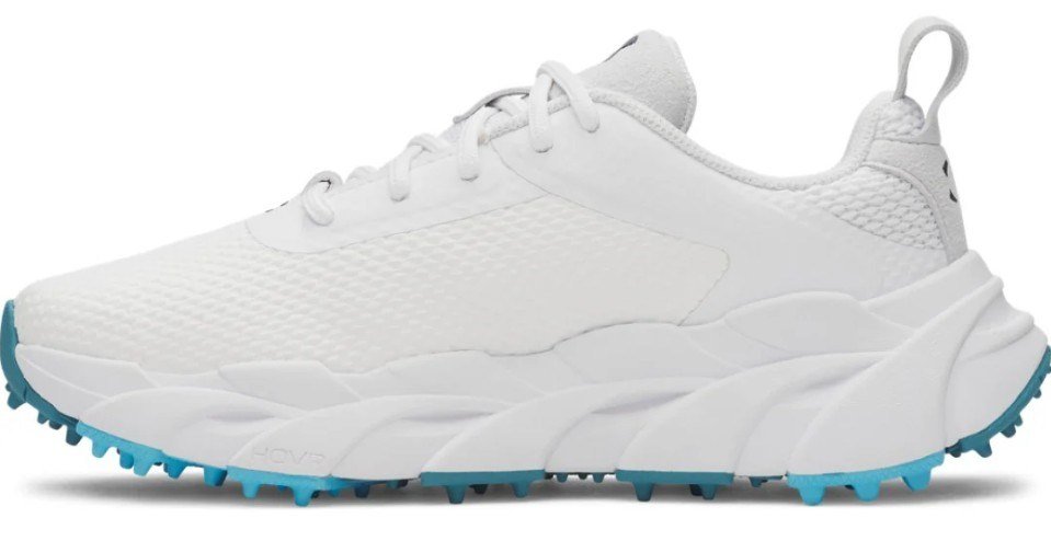 Under Armour Halo Tour Hybrid Spikeless Damen Golfschuhe, white/midnight navy