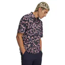 Under Armour Matchplay Printed Herren Poloshirt, midnight navy/posh pink