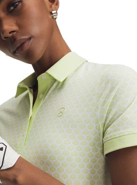 Under Armour Drive Printed Damen Poloshirt, fade green/white