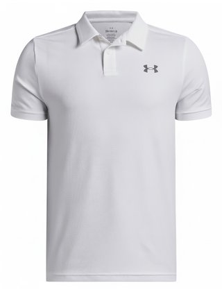 Under Armour Matchplay Junior Polo, weiß/castlerock