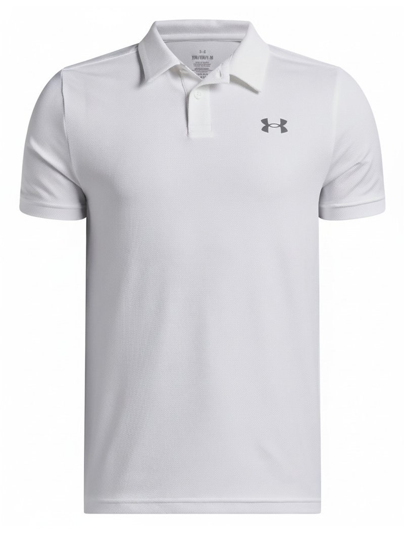 Under Armour Matchplay Junior Polo, weiß/castlerock
