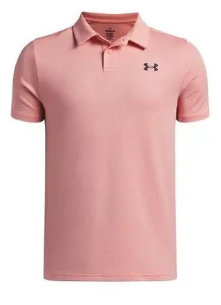 Under Armour Matchplay Kinder Poloshirt, lachsfarben
